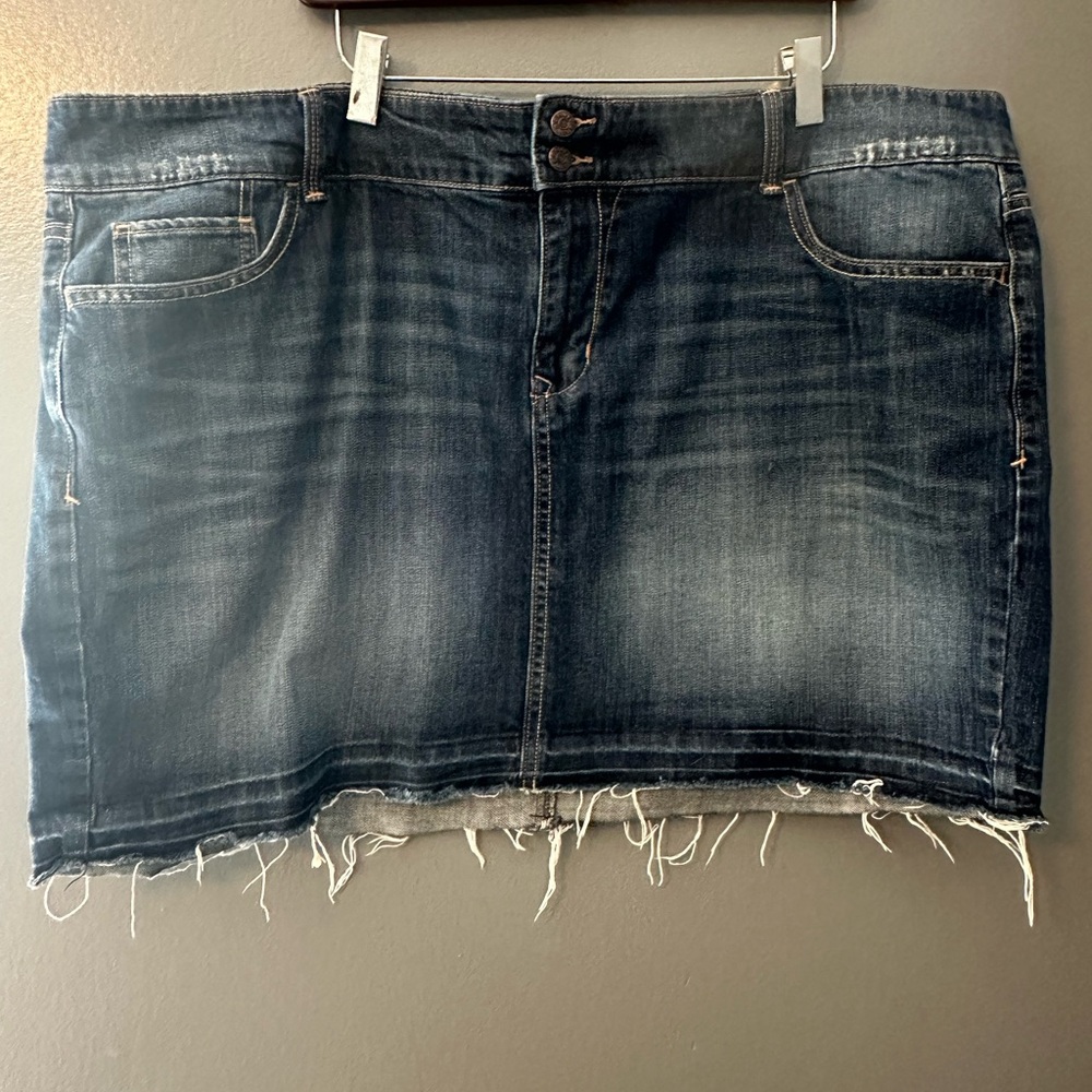 Old Navy Stretch Denim Mini Skirt